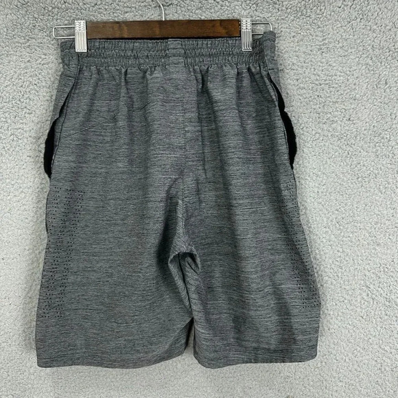 Adidas shorts‎ Men’s small gray athletic pockets Drawstring Soccer running woven - Picture 5 of 8